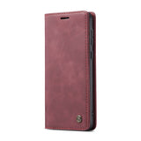 CASEME-013-Series-For-Samsung-Galaxy-A56-5G-Case-Card-Holder-Stand-Leather-Phone-Cover-Red