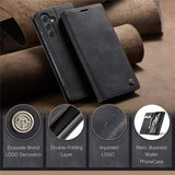 CASEME-013-Series-For-Samsung-Galaxy-A56-5G-Case-Card-Holder-Stand-Leather-Phone-Cover-Black