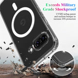 For-Google-Pixel-9a-Clear-Case-TPU+Acrylic-Magnetic-Phone-Cover-Compatible-with-MagSafe