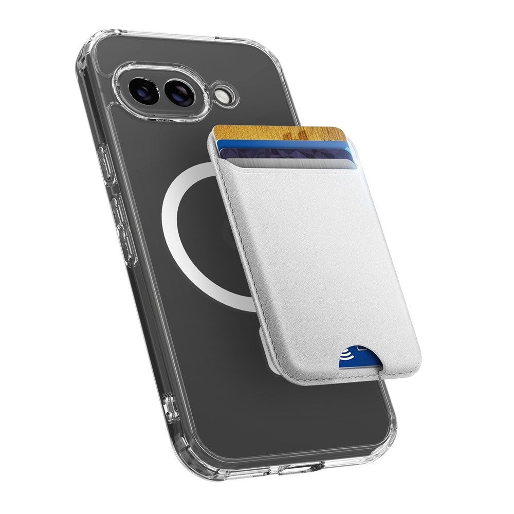 For-Google-Pixel-9a-Clear-Case-TPU+Acrylic-Magnetic-Phone-Cover-Compatible-with-MagSafe