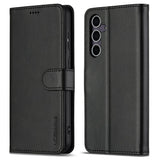 LC.IMEEKE-For-Samsung-Galaxy-A56-5G-Case-Calf-Texture-PU-Leather-Stand-Wallet-Phone-Cover-Black
