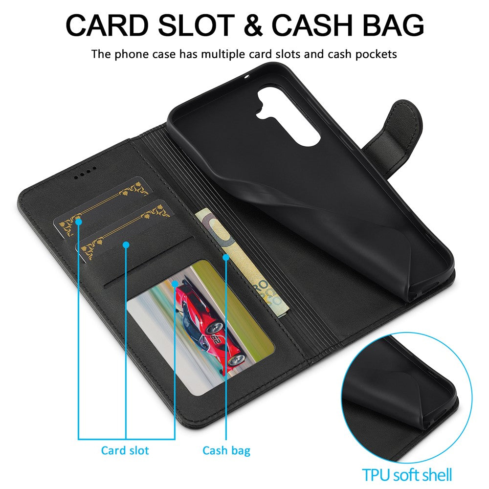 LC.IMEEKE-For-Samsung-Galaxy-A56-5G-Case-Calf-Texture-PU-Leather-Stand-Wallet-Phone-Cover-Black