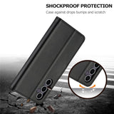 LC.IMEEKE-For-Samsung-Galaxy-A56-5G-Case-Calf-Texture-PU-Leather-Stand-Wallet-Phone-Cover-Black