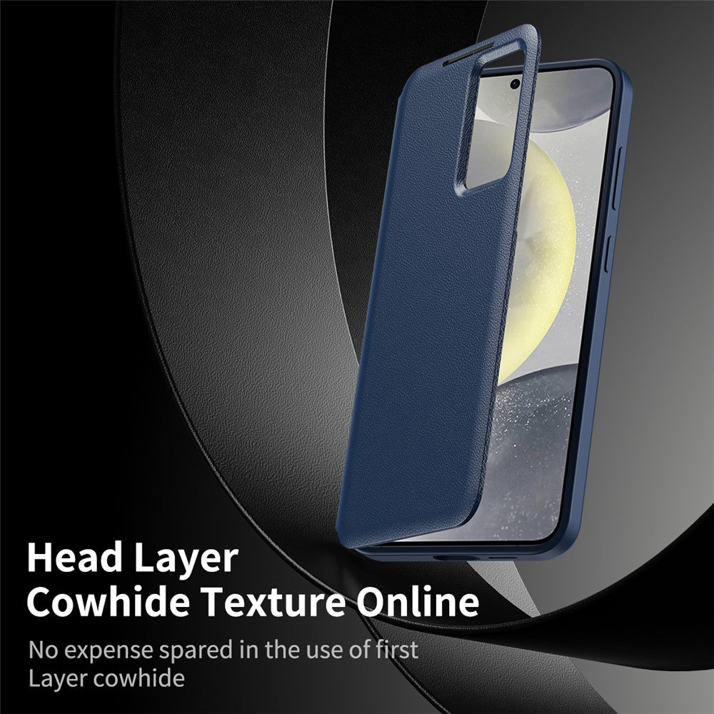 For-Samsung-Galaxy-S24-Ultra-Leather-Phone-Case-with-View-Window-Card-Slot-Sapphire