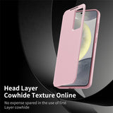 For-Samsung-Galaxy-S23-Ultra-Case-Leather-Phone-Cover-with-View-Window-Card-Slot-Pink