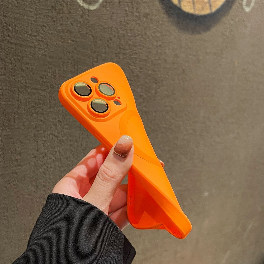 For-iPhone-15-Pro-Case-Compatible-with-MagSafe-Liquid-Silicone-Phone-Cover-with-Tempered-Glass-Lens-Protector-Black