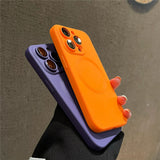 For-iPhone-15-Pro-Case-Compatible-with-MagSafe-Liquid-Silicone-Phone-Cover-with-Tempered-Glass-Lens-Protector-Black