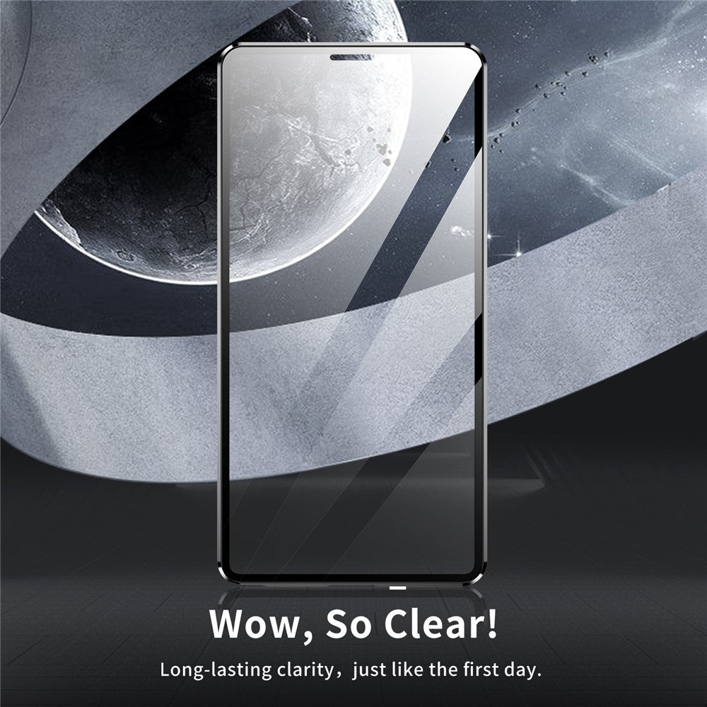 For-OnePlus-13-Case-Double-Sides-Tempered-Glass-Full-Protection-Phone-Cover-with-Magnetic-Metal-Frame-Black