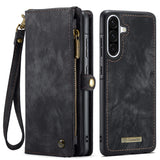 CASEME-008-For-Samsung-Galaxy-A56-5G-Phone-Cases-Leather-Cover-with-Detachable-Wallet-and-Strap-Black