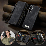CASEME-008-For-Samsung-Galaxy-A56-5G-Phone-Cases-Leather-Cover-with-Detachable-Wallet-and-Strap-Black