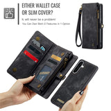 CASEME-008-For-Samsung-Galaxy-A56-5G-Phone-Cases-Leather-Cover-with-Detachable-Wallet-and-Strap-Black