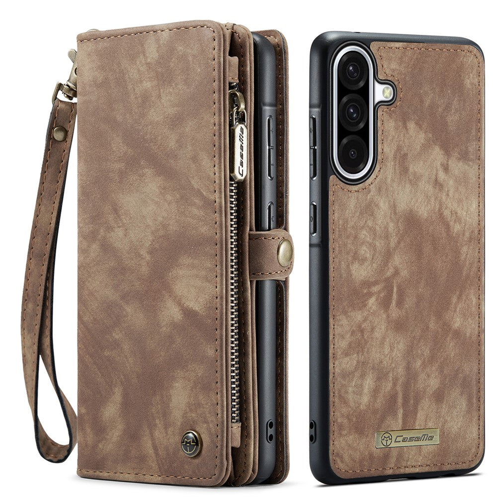 CASEME-008-For-Samsung-Galaxy-A56-5G-Phone-Cases-Leather-Cover-with-Detachable-Wallet-and-Strap-Brown