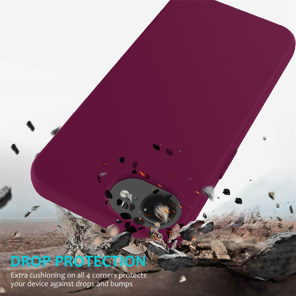 For-iPhone-16e-Case-Drop-Proof-Liquid-Silicone-Soft-Lining-Back-Phone-Cover-Wine-Red