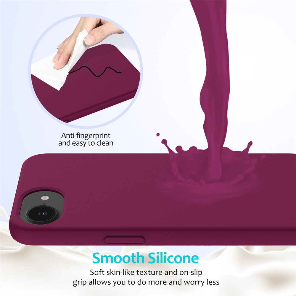 For-iPhone-16e-Case-Drop-Proof-Liquid-Silicone-Soft-Lining-Back-Phone-Cover-Wine-Red