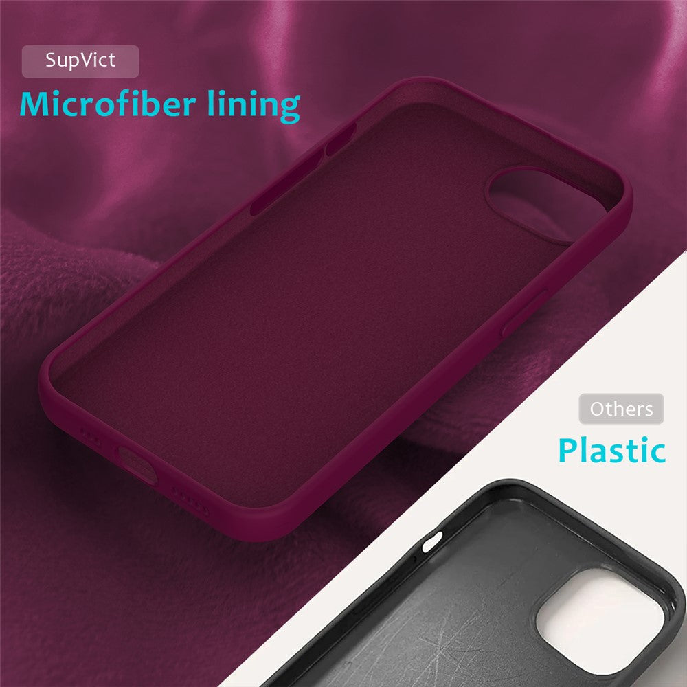For-iPhone-16e-Case-Drop-Proof-Liquid-Silicone-Soft-Lining-Back-Phone-Cover-Wine-Red