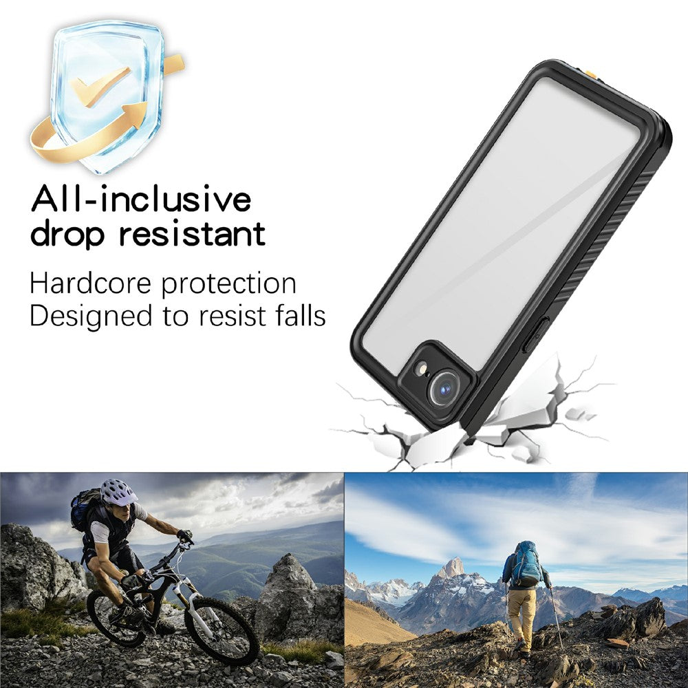 REDPEPPER-FS-/-FM-Series-For-iPhone-16e-Waterproof-Case-IP68-Shockproof-Phone-Cover-Black