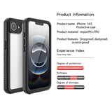REDPEPPER-FS-/-FM-Series-For-iPhone-16e-Waterproof-Case-IP68-Shockproof-Phone-Cover-Black