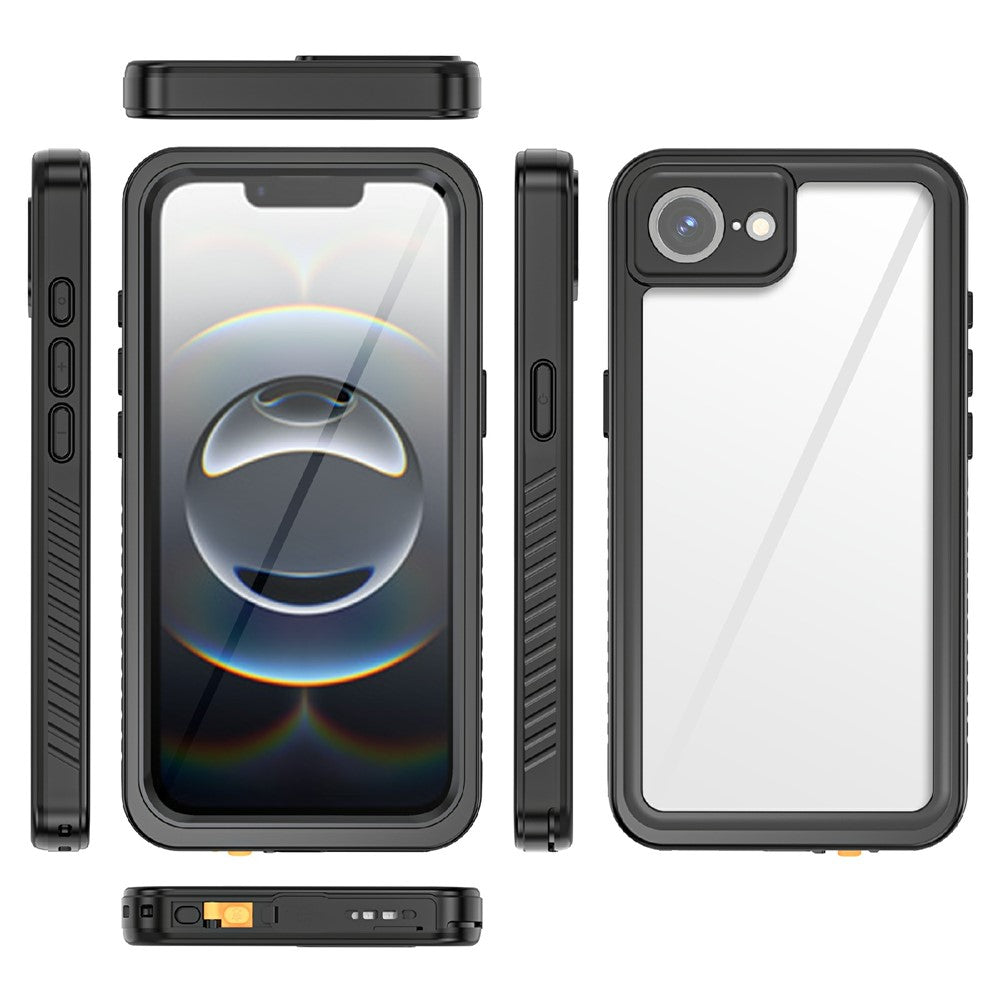 REDPEPPER-FS-/-FM-Series-For-iPhone-16e-Waterproof-Case-IP68-Shockproof-Phone-Cover-Black
