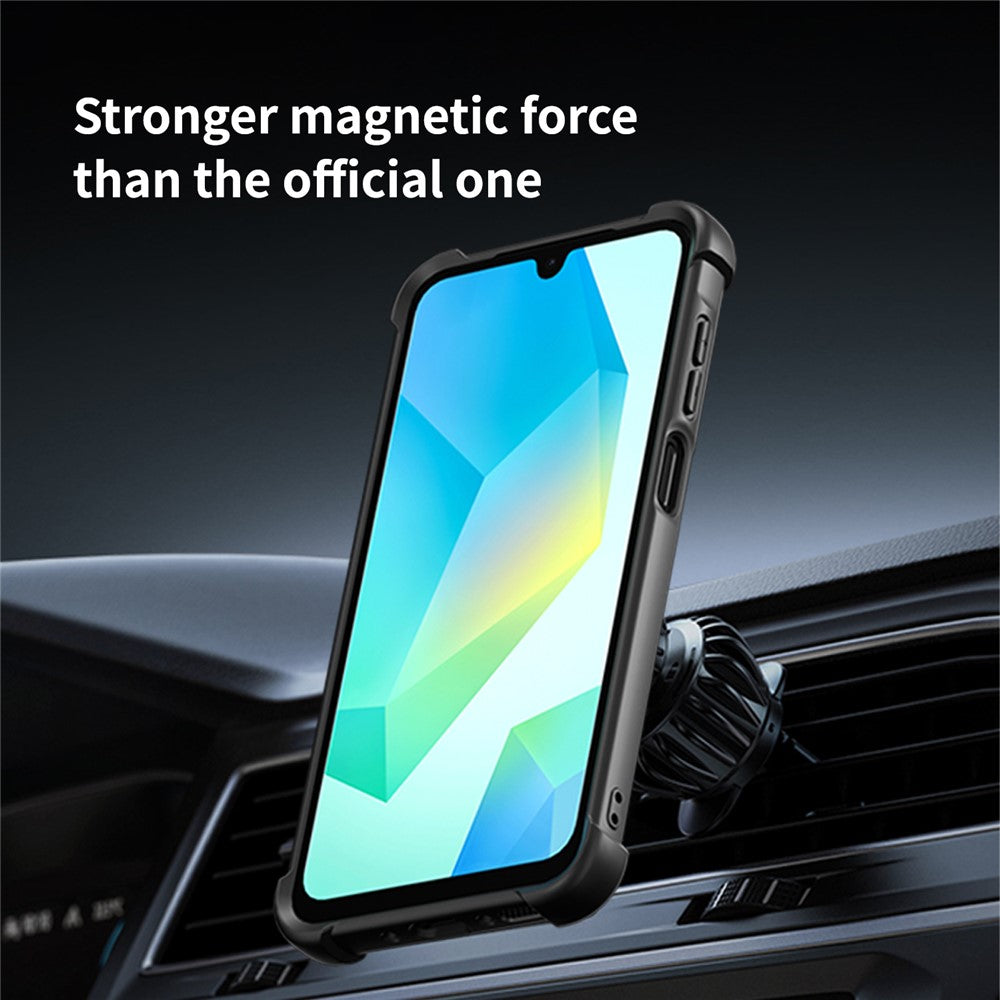 For-Samsung-Galaxy-A26-5G-Case-Compatible-with-MagSafe-CD-Vein-Kickstand-TPU-+-PC-Phone-Cover-Black