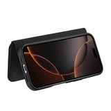 CASENEO-For-iPhone-16-Pro-Magnetic-Case-RFID-Blocking-Wallet-Detachable-Leather-Phone-Cover-with-Wristband-Black