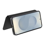 CASENEO-For-Samsung-Galaxy-S25-Magnetic-Case-RFID-Blocking-Wallet-Detachable-Leather-Phone-Cover-with-Wristband-Black