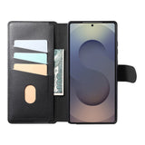 CASENEO-For-Samsung-Galaxy-S25-Ultra-Magnetic-Case-RFID-Blocking-Wallet-Detachable-Leather-Phone-Cover-with-Wristband-Black