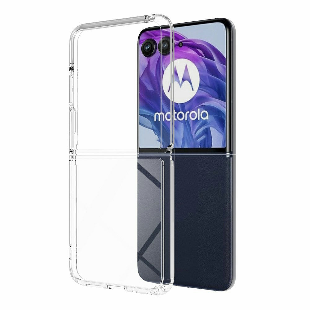 For-Motorola-Razr-Ultra-2025-5G-/-Razr-60-Ultra-5G-Case-TPU-+-Acrylic-Clear-Phone-Cover,-Integrated-Design
