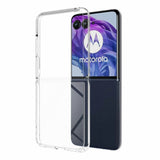 For-Motorola-Razr-Ultra-2025-5G-/-Razr-60-Ultra-5G-Case-TPU-+-Acrylic-Clear-Phone-Cover,-Integrated-Design