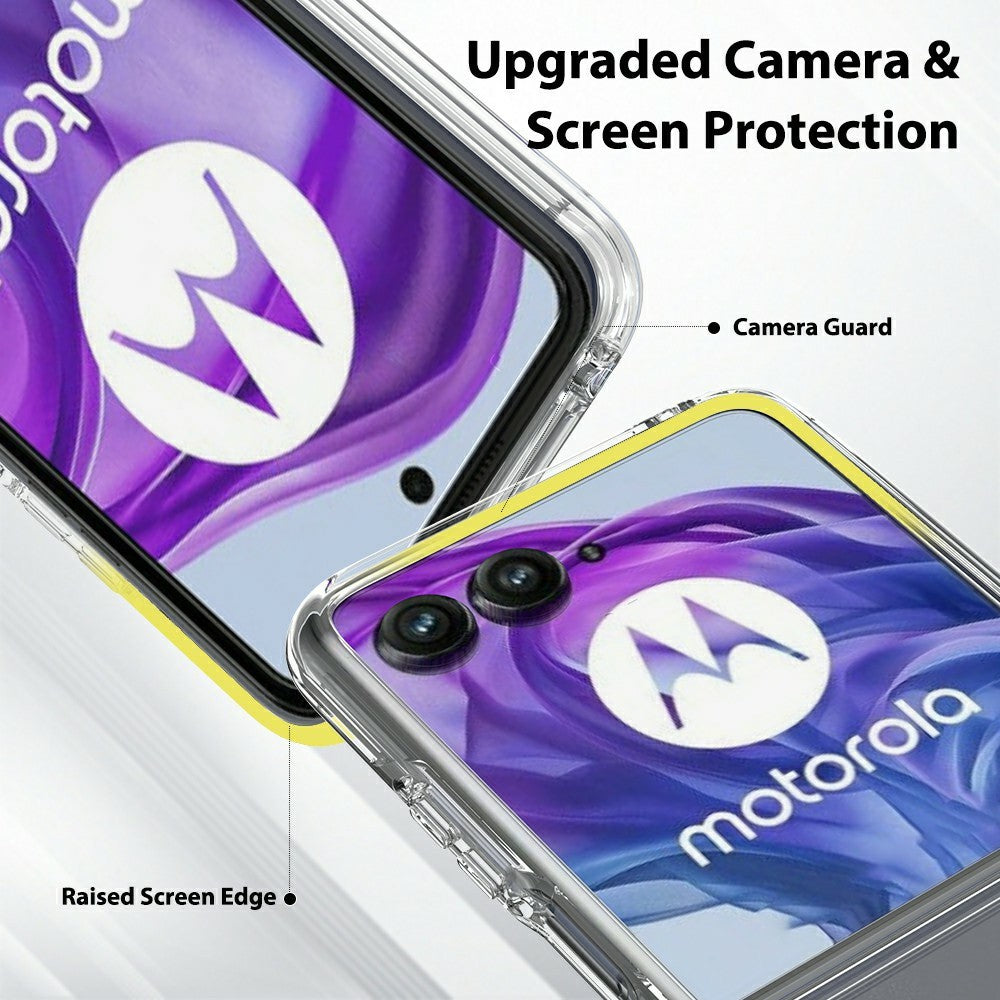 For-Motorola-Razr-Ultra-2025-5G-/-Razr-60-Ultra-5G-Case-TPU-+-Acrylic-Clear-Phone-Cover,-Integrated-Design