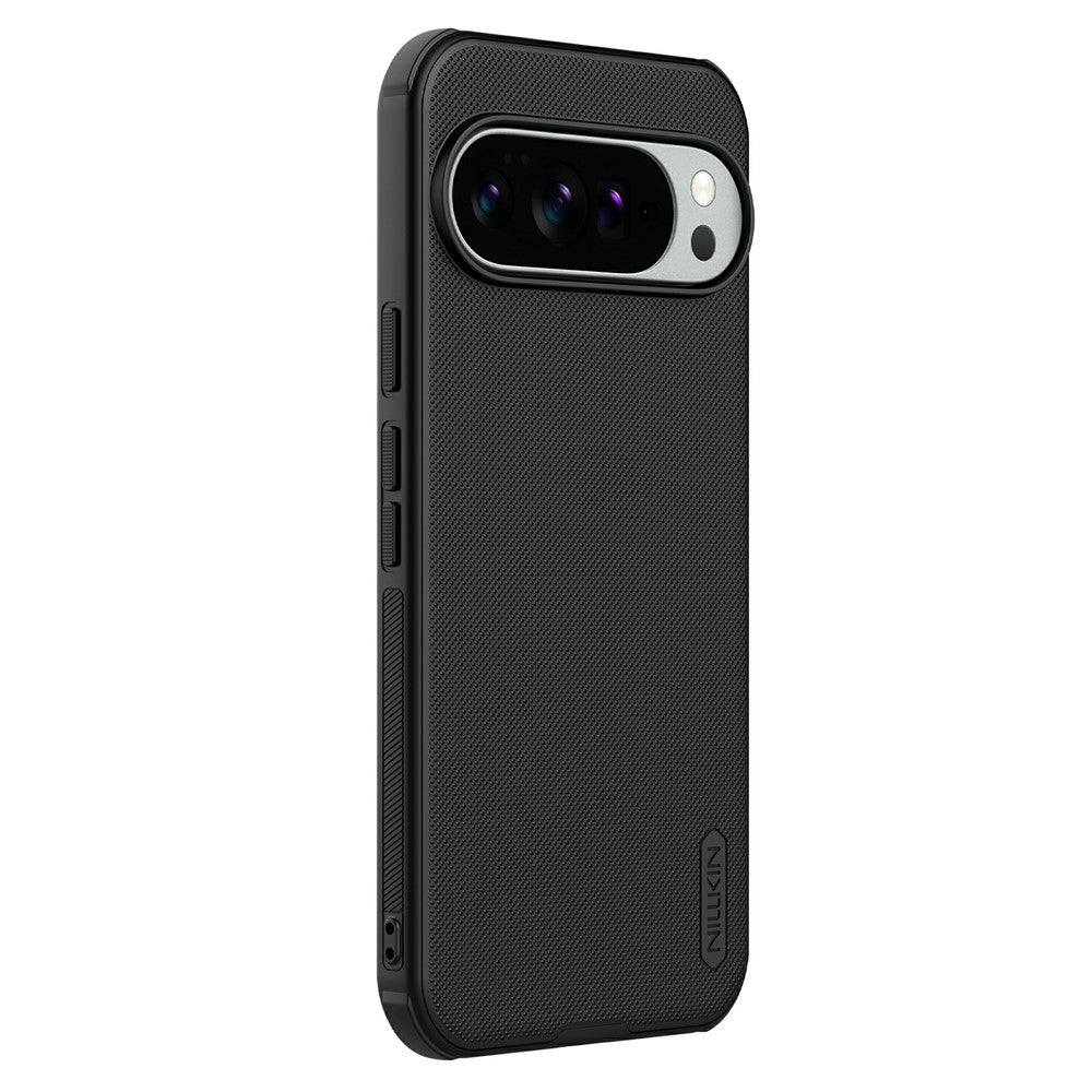 NILLKIN-Frosted-Shield-Pro-for-Google-Pixel-10-Pro-XL-Case-Compatible-with-MagSafe-PC-+-TPU-Phone-Cover-Black