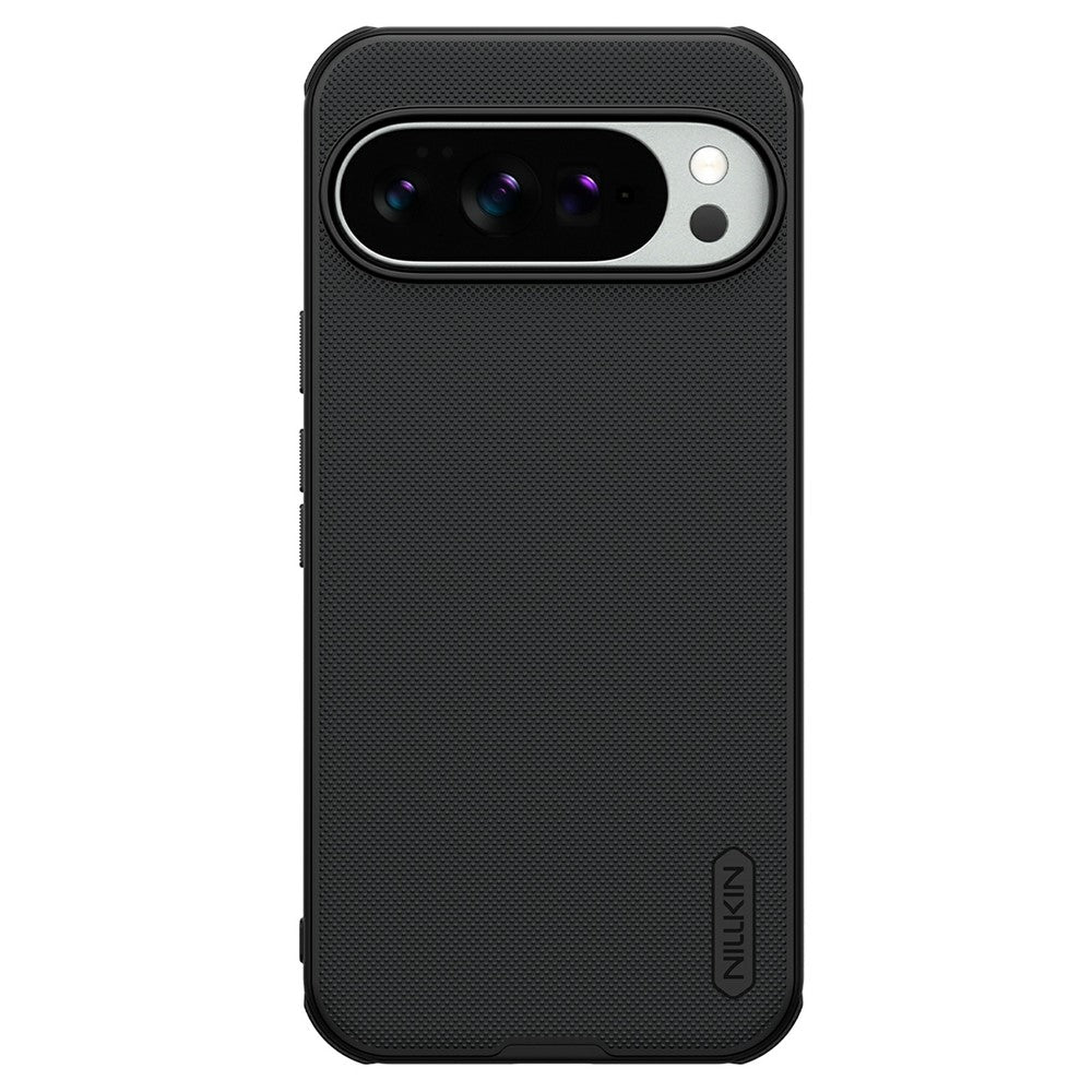 NILLKIN-Frosted-Shield-Pro-for-Google-Pixel-10-Pro-XL-Case-Compatible-with-MagSafe-PC-+-TPU-Phone-Cover-Black