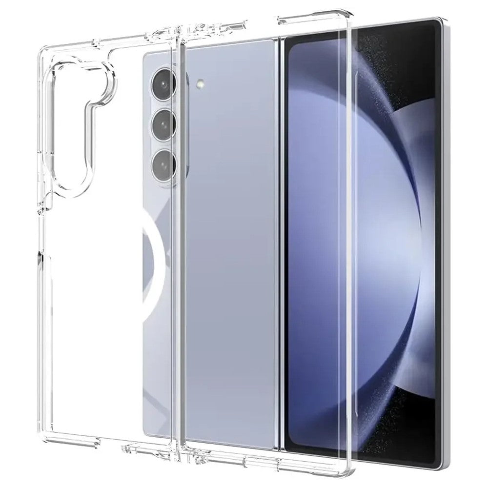 For-Samsung-Galaxy-Z-Fold7-5G-Case-Compatible-with-MagSafe-TPU-+-Acrylic-Clear-Phone-Cover