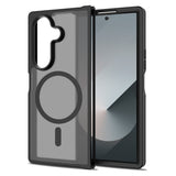 For-Samsung-Galaxy-Z-Fold7-5G-Case-Compatible-with-MagSafe-TPU-Frame-Acrylic-Back-Phone-Cover-Skin-Touch-Black