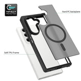 For-Samsung-Galaxy-Z-Fold7-5G-Case-Compatible-with-MagSafe-TPU-Frame-Acrylic-Back-Phone-Cover-Skin-Touch-Black