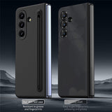 For-Samsung-Galaxy-Z-Fold7-5G-Case-with-Stylus-Hard-PC-Phone-Back-Cover-Black