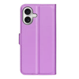 For-iPhone-17-Case-Litchi-Texture-Shockproof-Leather-Wallet-Phone-Cover-Purple
