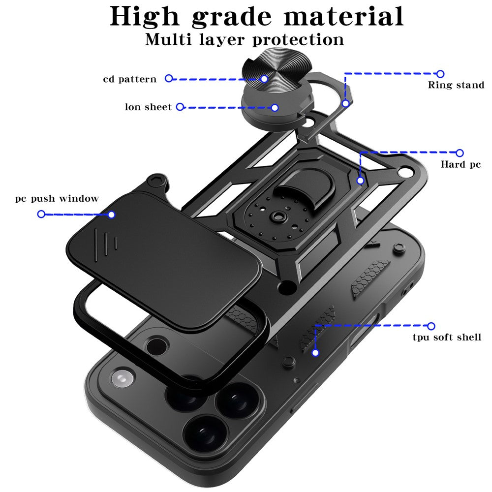 For-iPhone-17-Pro-Case-with-Slide-Camera-Lid-PC-+-TPU-Kickstand-Phone-Cover-Black