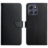 For-Motorola-Moto-G86-5G-Case-Genuine-Cow-Leather-Phone-Cover-Nappa-Texture-Black