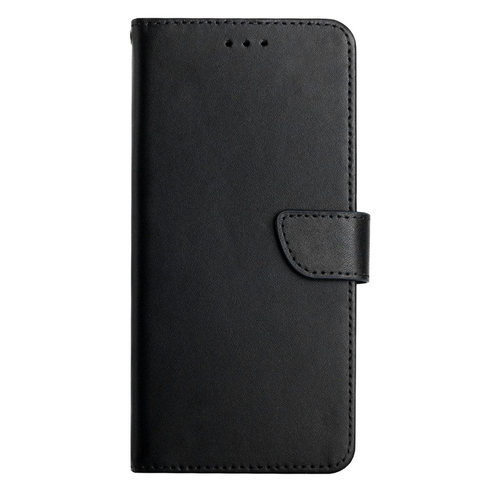 For-Motorola-Moto-G86-5G-Case-Genuine-Cow-Leather-Phone-Cover-Nappa-Texture-Black