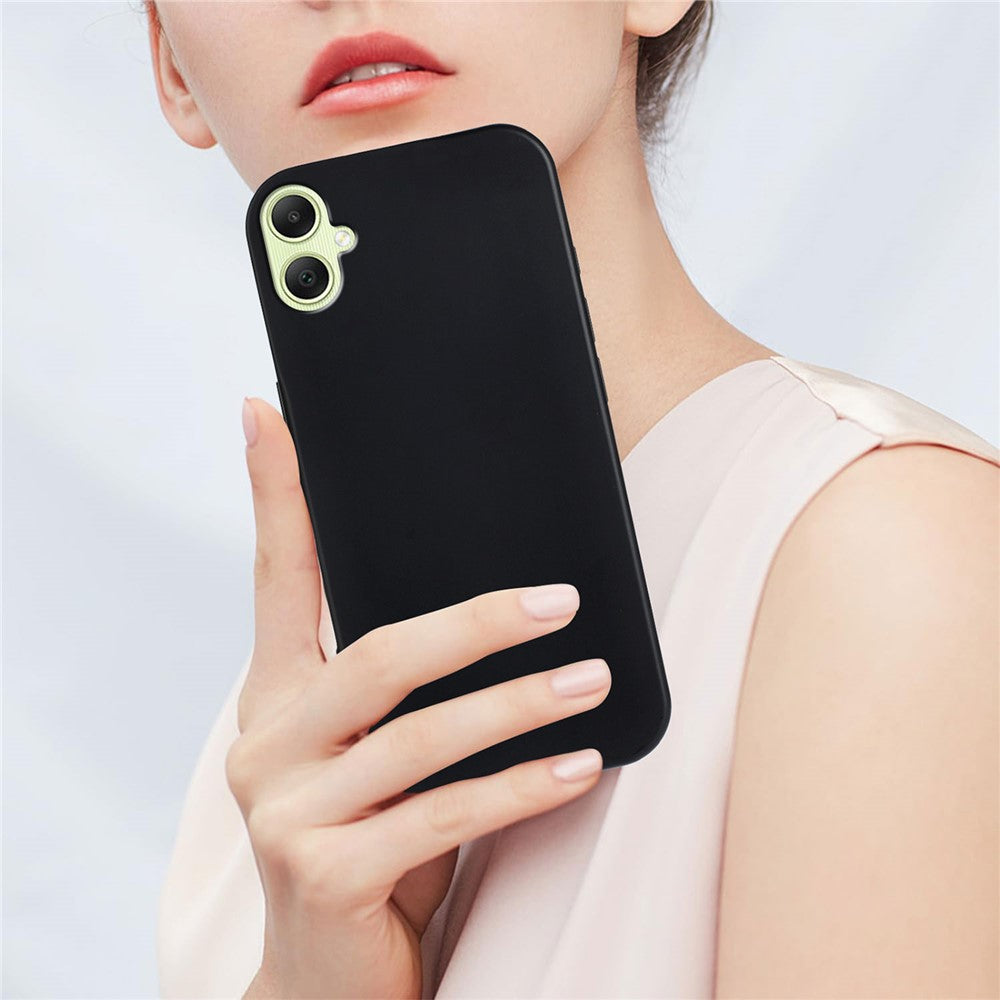 For-Samsung-Galaxy-A07-4G-/-A06-4G-/-A06-5G-TPU-Case-Soft-Matte-Anti-fingerprint-Phone-Back-Cover-Black