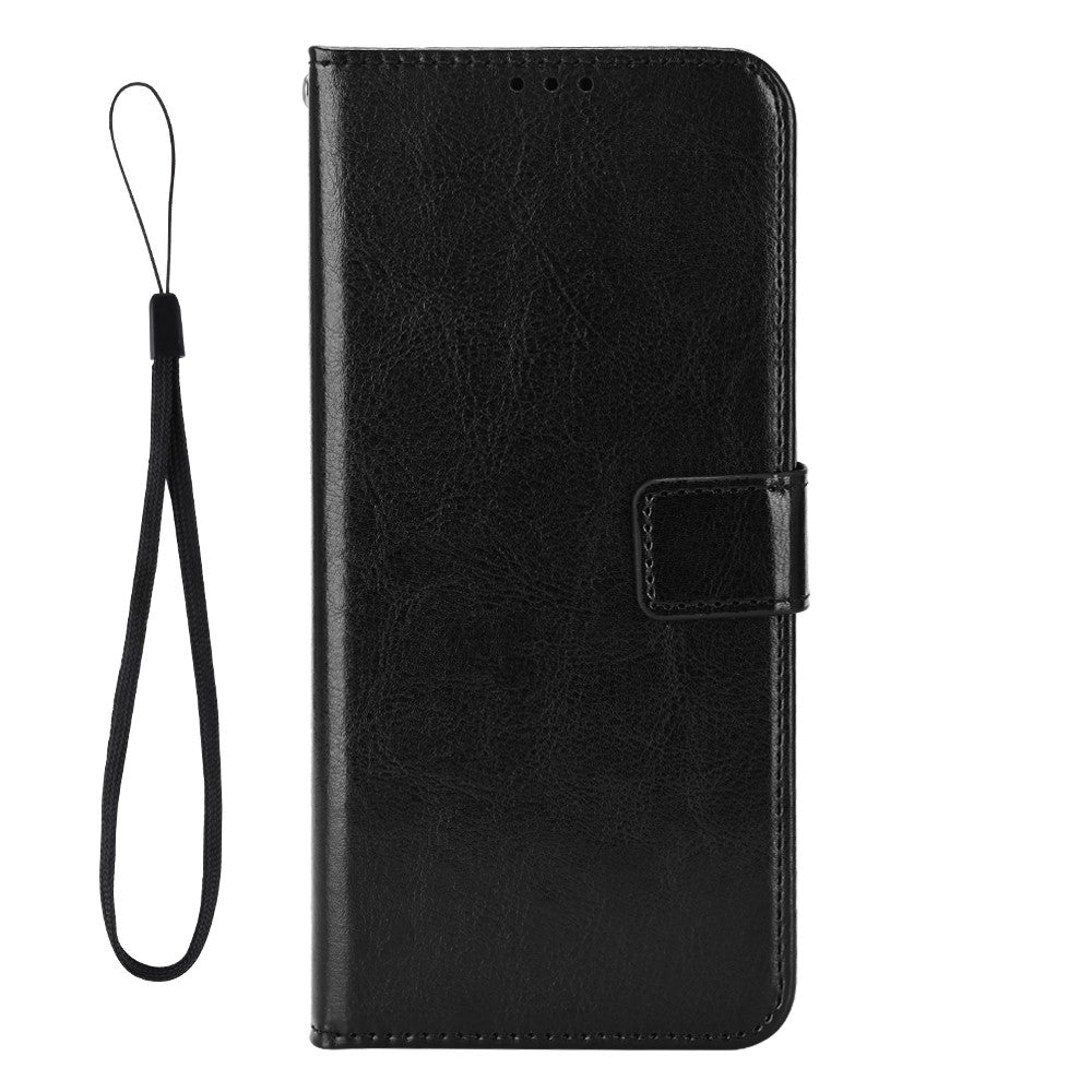 For-OnePlus-Nord-CE5-5G-/-Ace-5-Racing-5G-PU-Leather-Case-with-Strap-Crazy-Horse-Texture-Phone-Wallet-Cover-Black