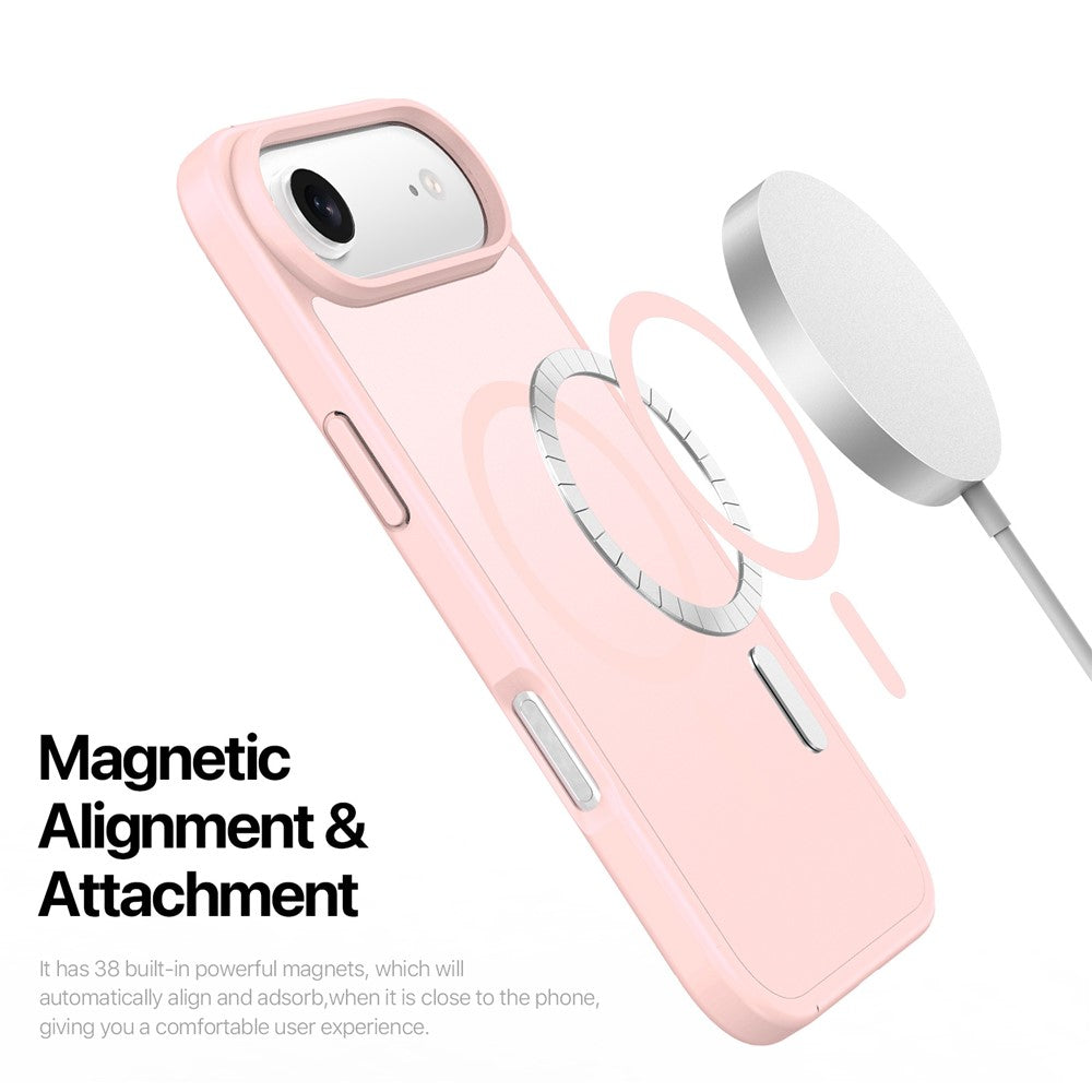 For-iPhone-Air-Case-DUX-DUCIS-Yind-Series-PC+TPU-Phone-Cover-Compatible-with-MagSafe-Light-Pink