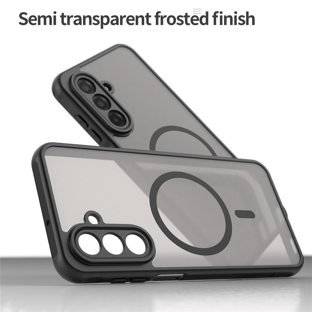 For-Samsung-Galaxy-A17-5G-/-A17-4G-Case-Compatible-with-MagSafe-Anti-Drop-PC-+-TPU-Phone-Cover-Black