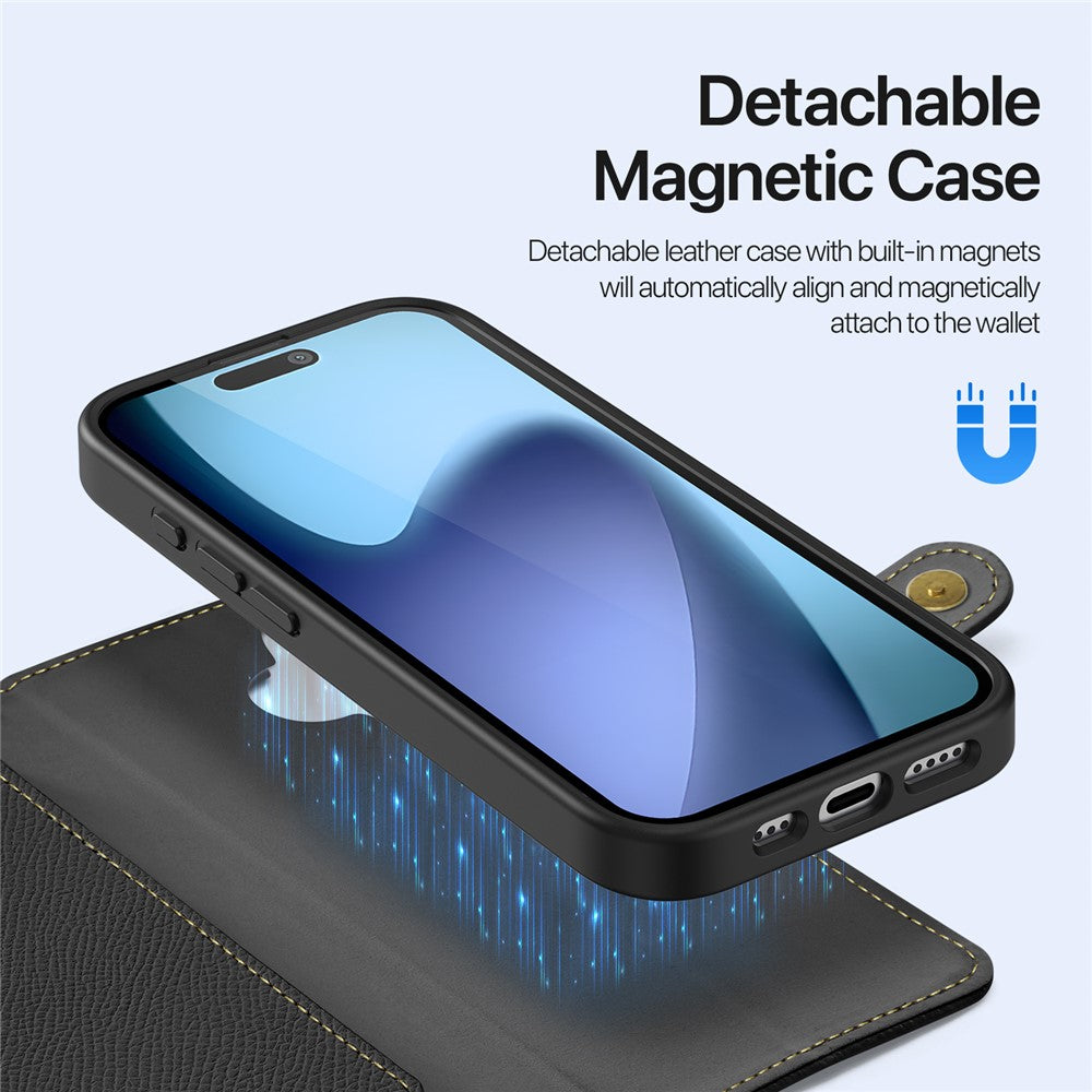 For-iPhone-17-Case-DUX-DUCIS-Lawa-Series-Detachable-Magnetic-Cowhide-Leather-Cover-Zipper-Wallet-Black