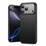 For-iPhone-17-Pro-Max-Magnetic-Case-Compatible-with-MagSafe-Carbon-Fiber-Texture-PC-+-TPU-Cover-Black
