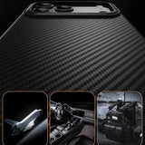 For-iPhone-17-Pro-Max-Magnetic-Case-Compatible-with-MagSafe-Carbon-Fiber-Texture-PC-+-TPU-Cover-Black