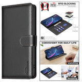 For-Samsung-Galaxy-S25-FE-Leather-Case-BINFEN-COLOR-BF32-Wallet-RFID-Blocking-Phone-Cover-Black