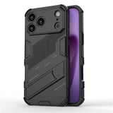For-iPhone-17-Pro-Max-Case-PC-+-TPU-Shockproof-Phone-Cover-with-Kickstand-Black