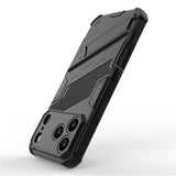 For-iPhone-17-Pro-Max-Case-PC-+-TPU-Shockproof-Phone-Cover-with-Kickstand-Black