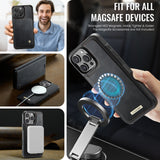 For-iPhone-15-Pro-Case-CASEME-C49-Compatible-with-MagSafe-RFID-Blocking-Detachable-Wallet-Leather-Phone-Cover-Black
